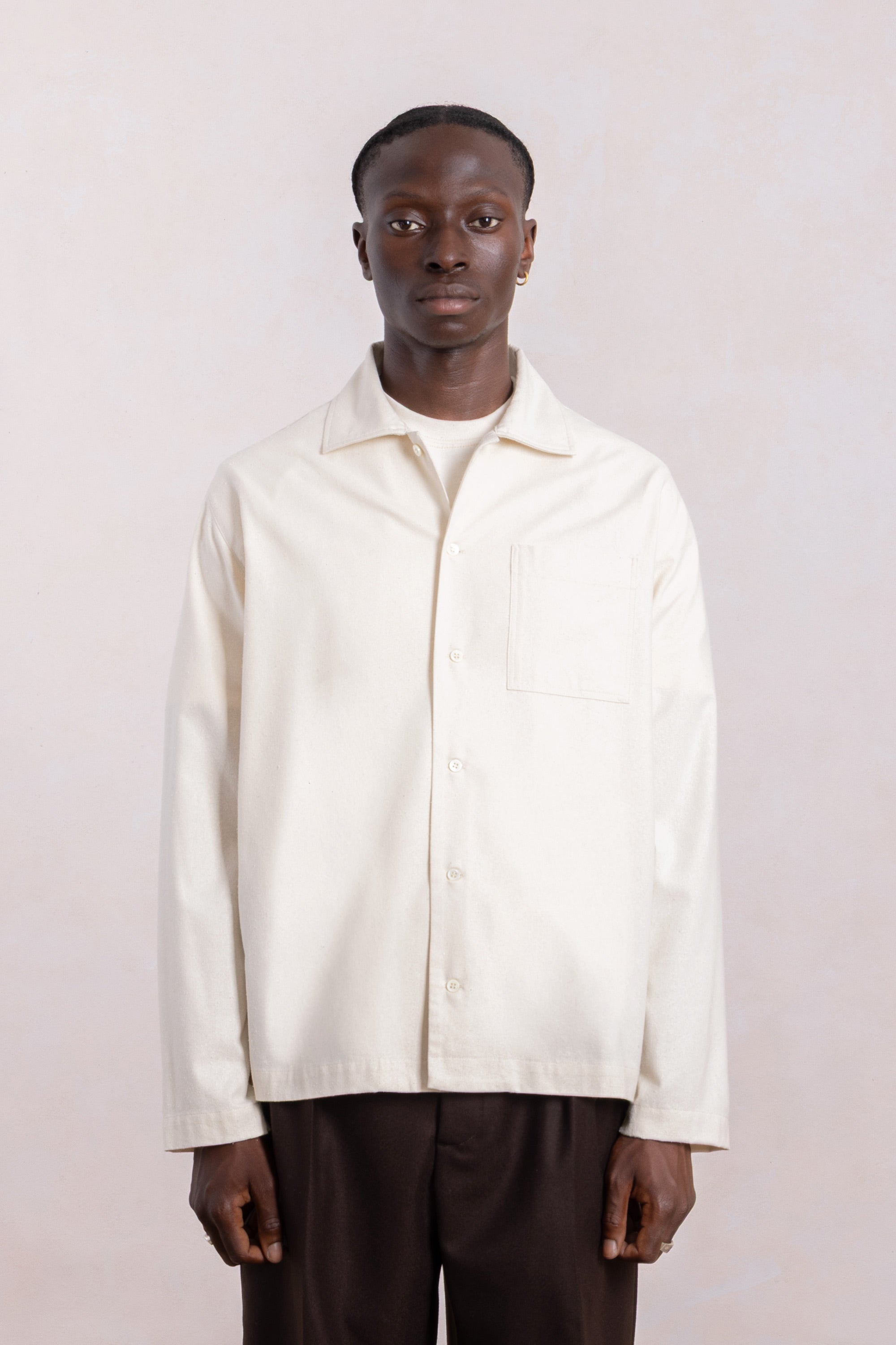 Another Shirt Raw Silk - Natural