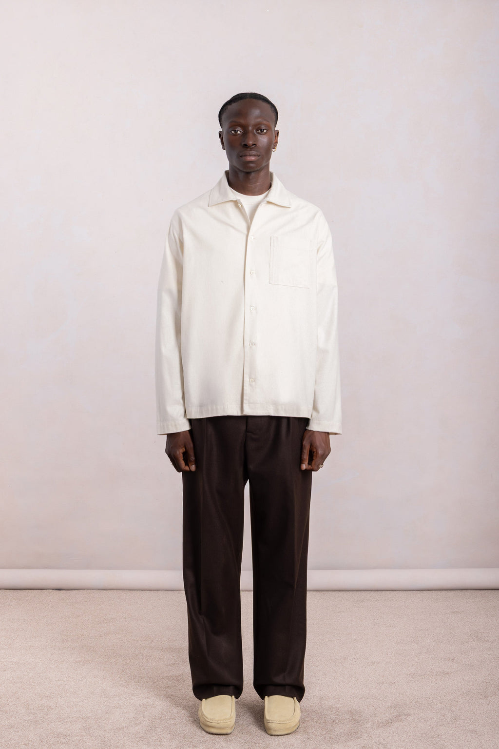 Another Shirt Raw Silk - Natural