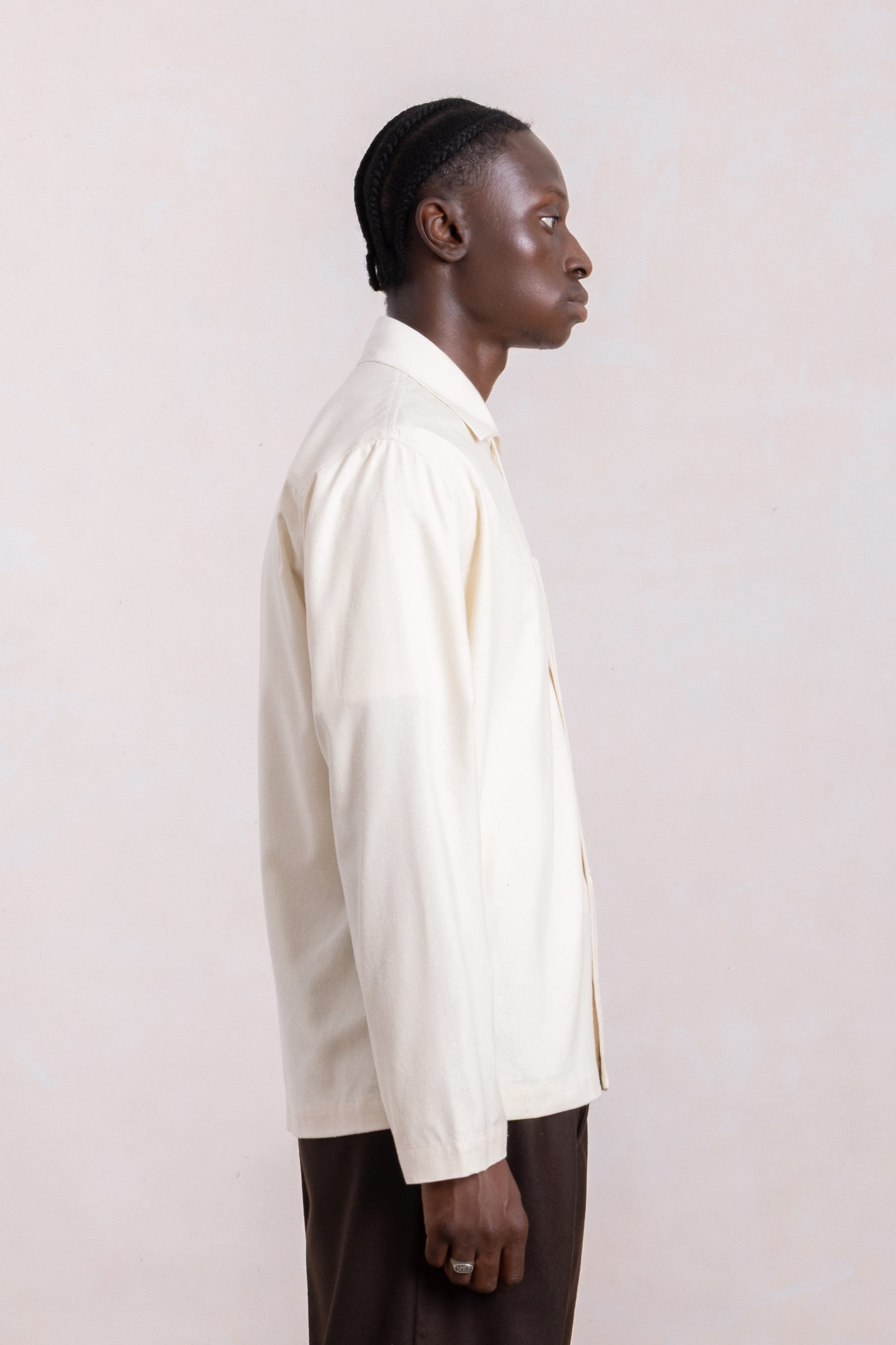 Another Shirt Raw Silk - Natural
