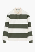 Another Rugby Polo Shirt – Green / Ecru