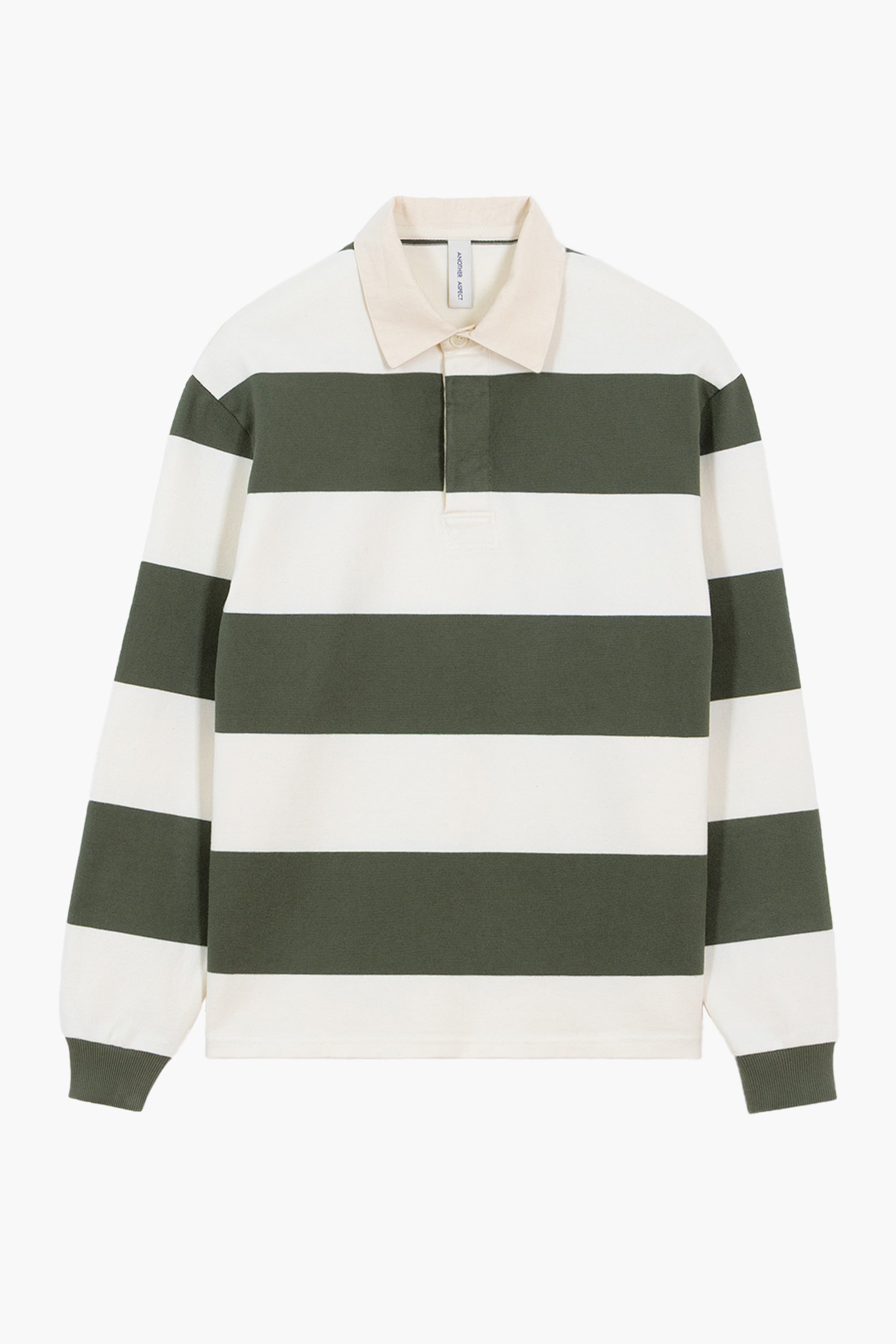 Another Rugby Polo Shirt – Green / Ecru