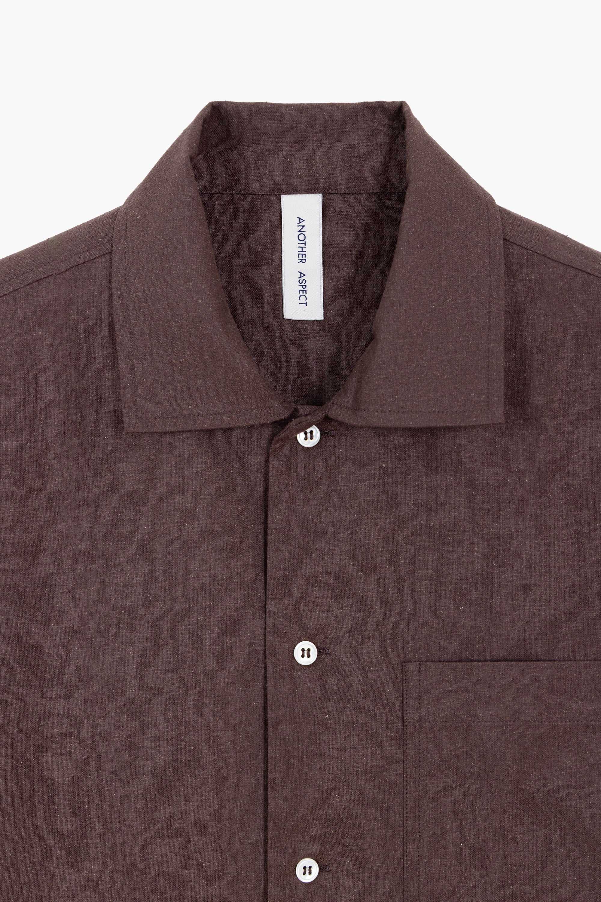 Another Shirt Raw Silk - Brown