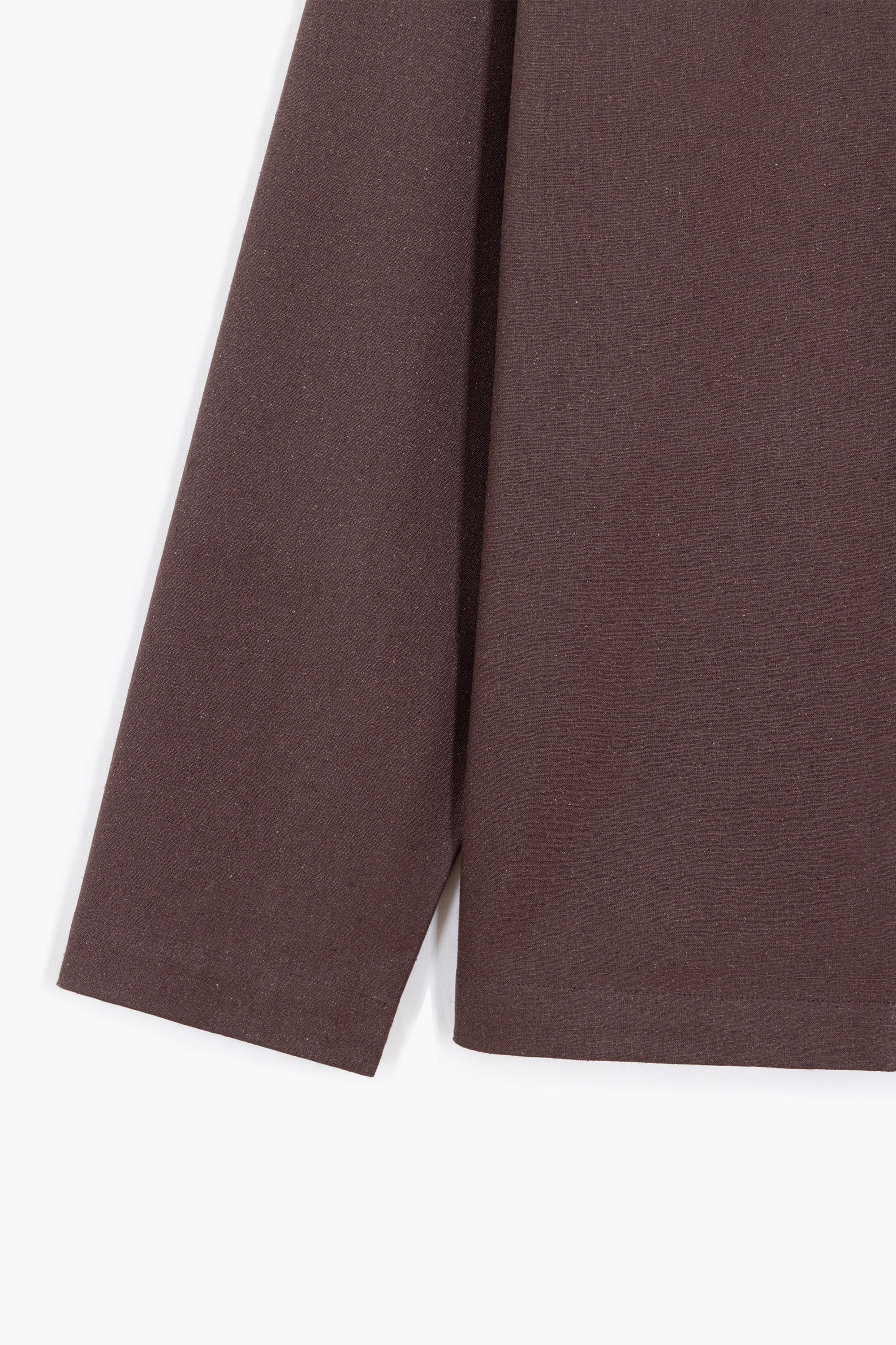 Another Shirt Raw Silk - Brown