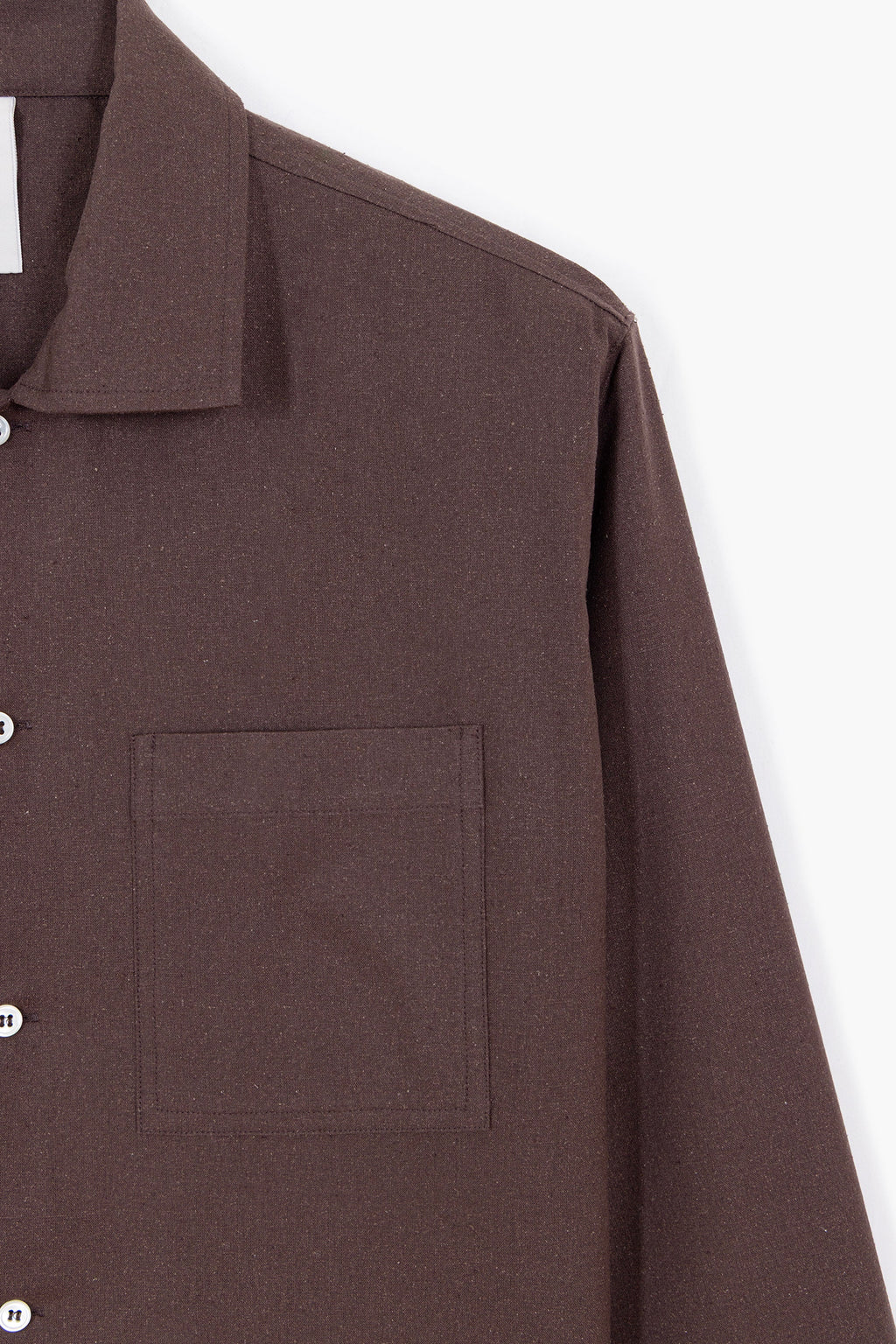 Another Shirt Raw Silk - Brown