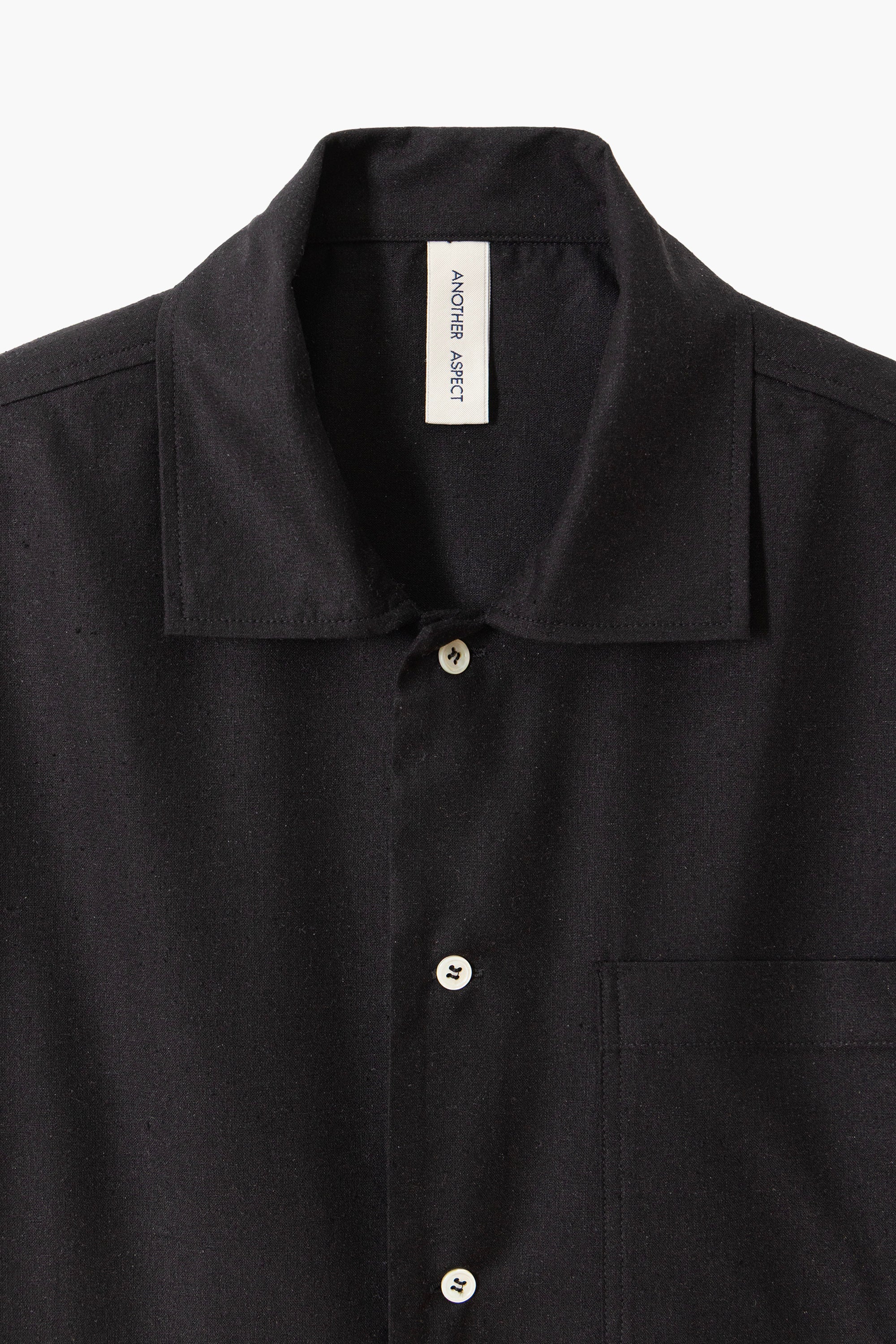 Another Shirt Raw Silk - Black
