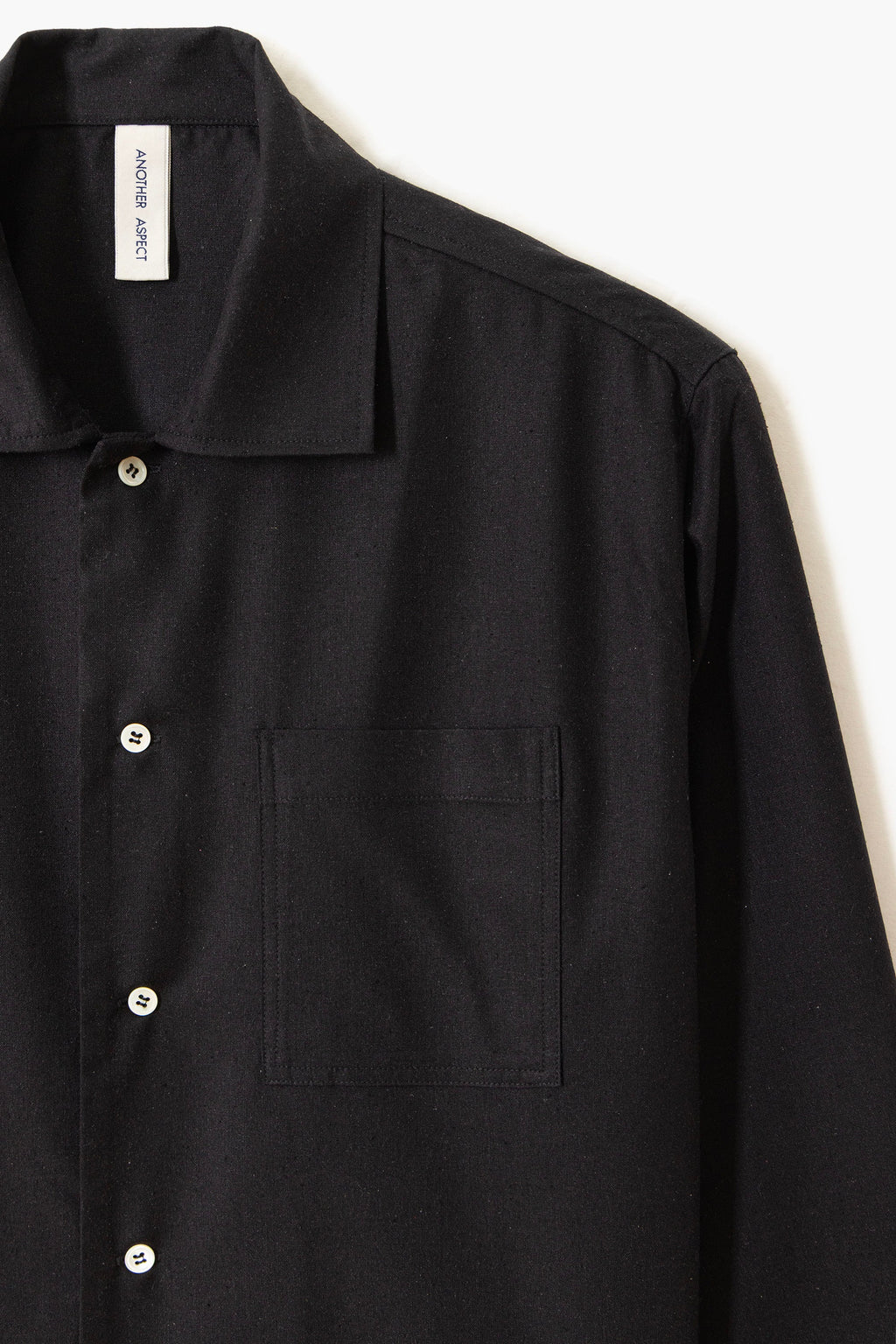 Another Shirt Raw Silk - Black