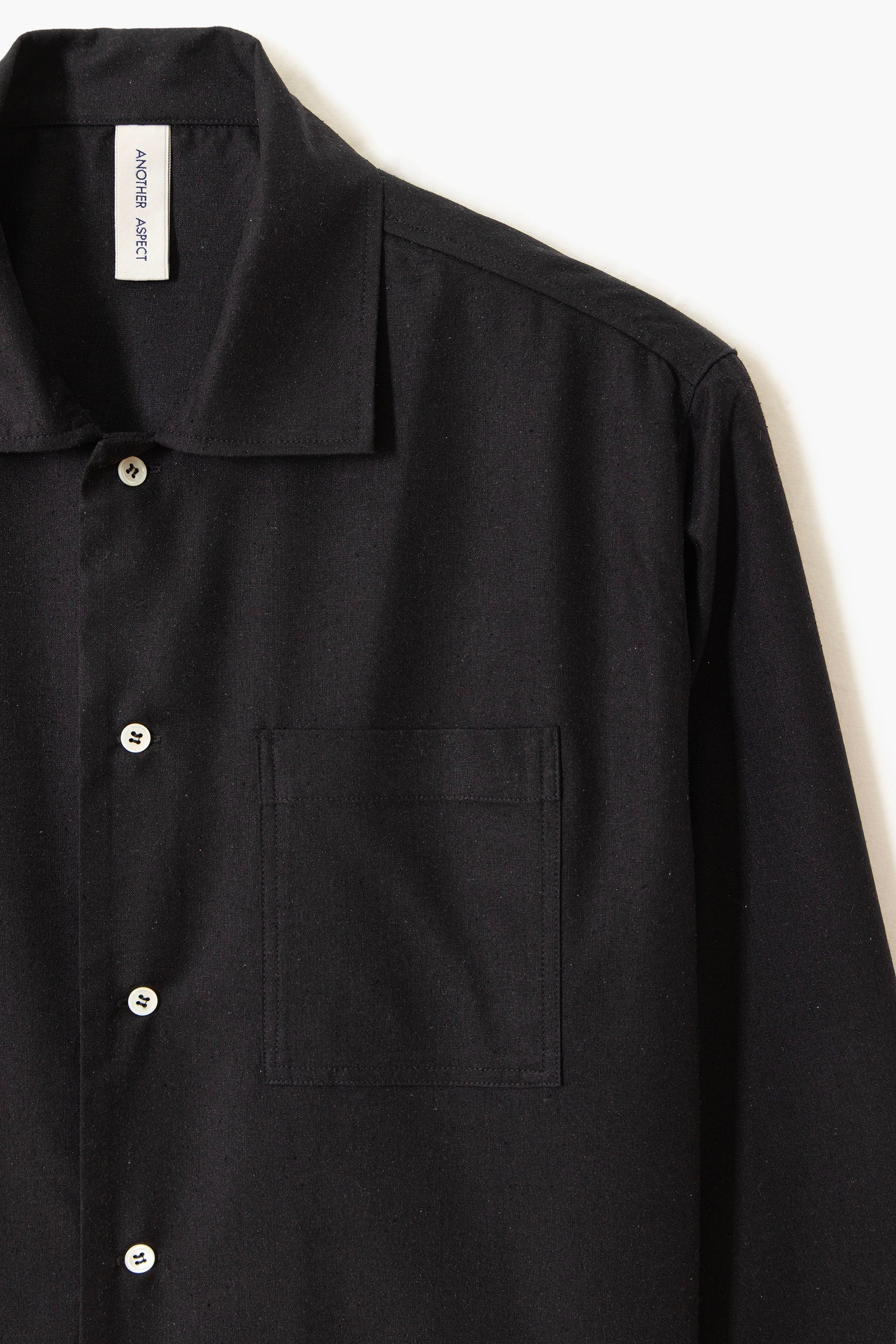 Another Shirt Raw Silk - Black